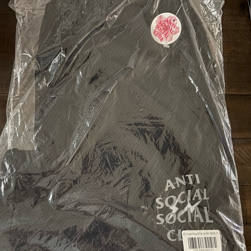 Anti Social Social Club Black/Grey Fragment Shorts